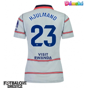 Atletico Madrid Morten Hjulmand #23 Dámské Alternativní Dres 2026-27 Krátký Rukáv